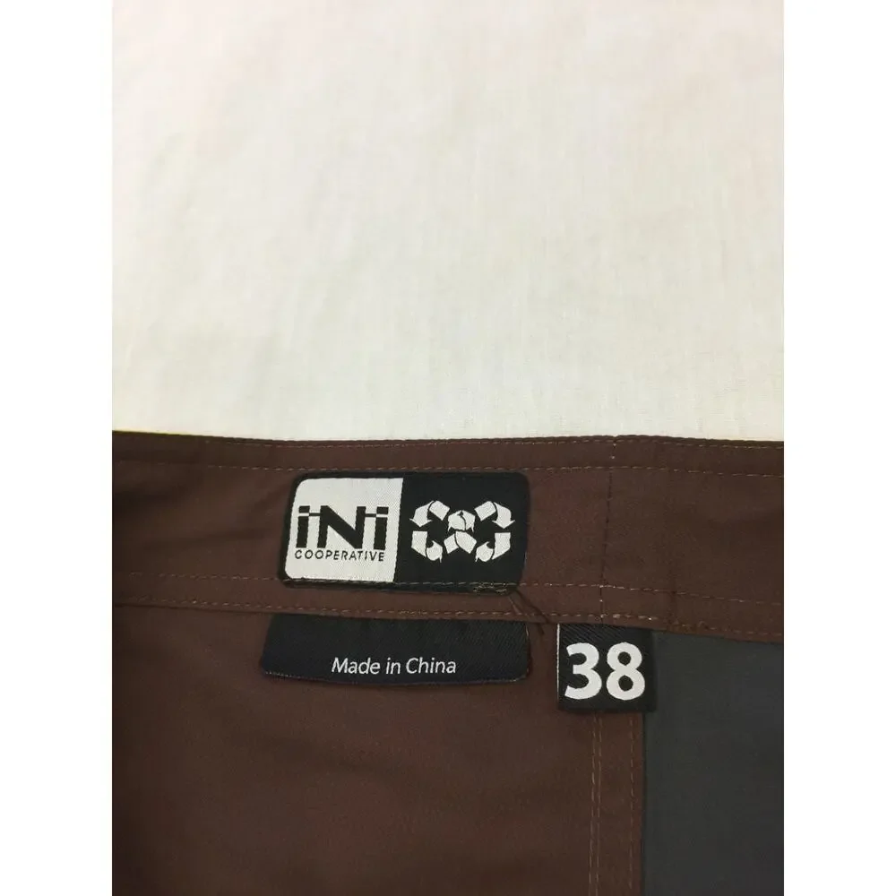 🌎🌎🌎  NWT INI COOPERATIVE MENS SWIM UNLINED SHORTS SIZE 38 🌎🌎🌎